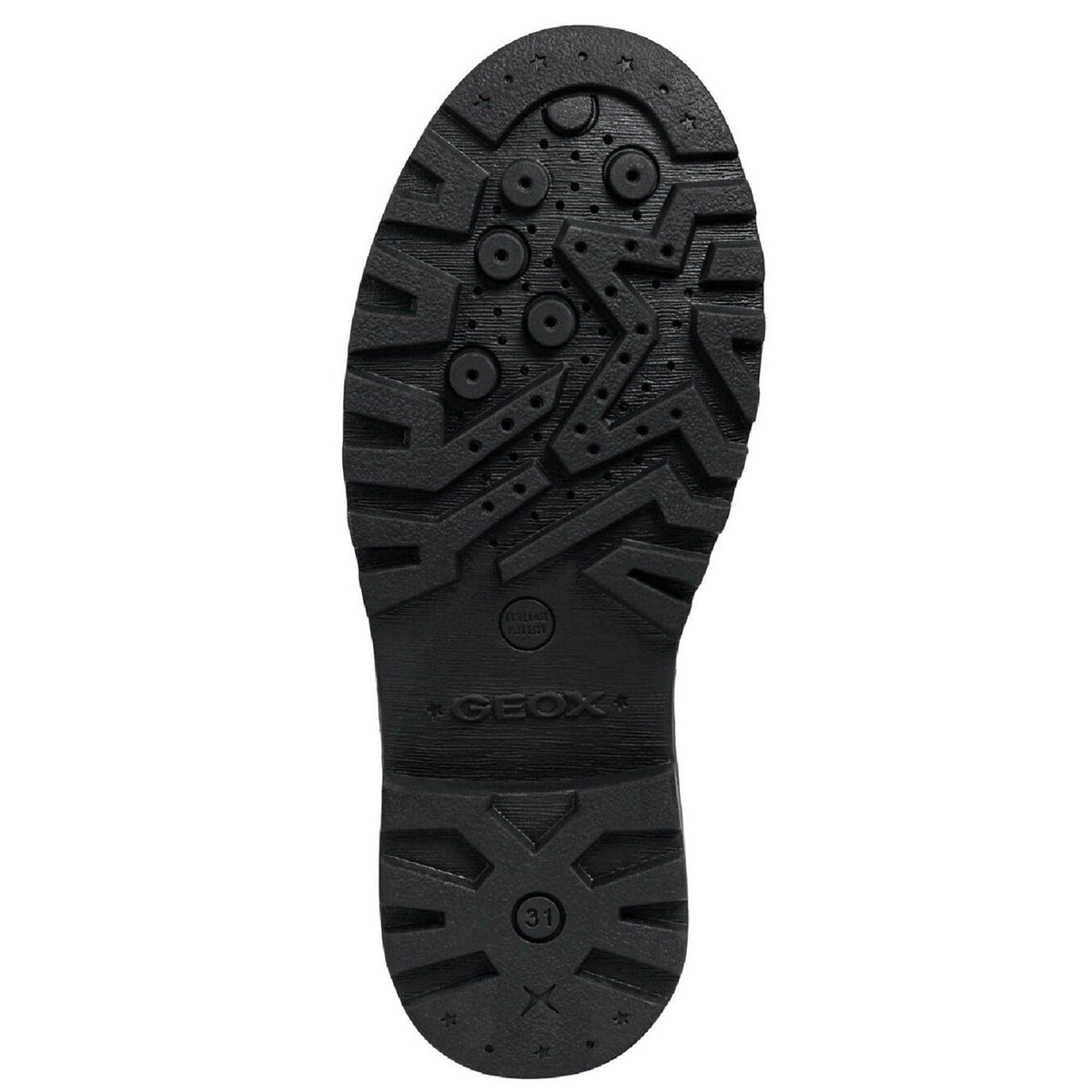 Geox Girls School Black Patent Buckle J Casey G. E Shoes