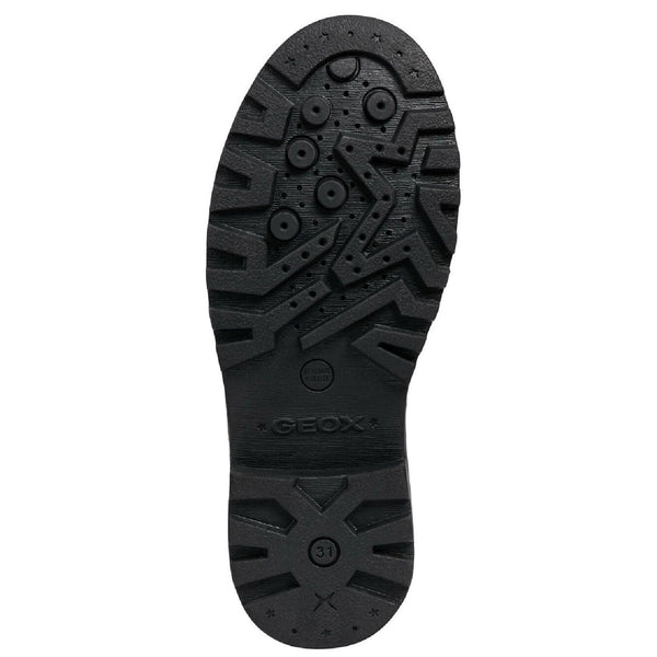 Geox Girls School Black Patent Buckle J Casey G. E Shoes