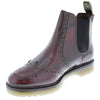 Frank James Warkton Leather Pull On Mens Brogue Chelsea Boots