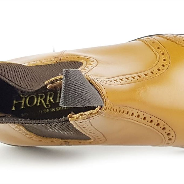 Charles Horrel England CH2012 Brogue Leather Sole Welted Mens Boots