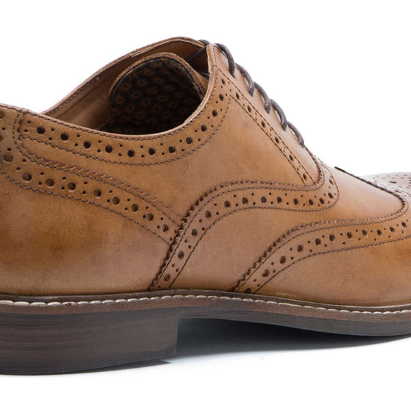 Thomas Crick Cardew Wingtip Mens Leather Brogue Lace Up Formal Shoes