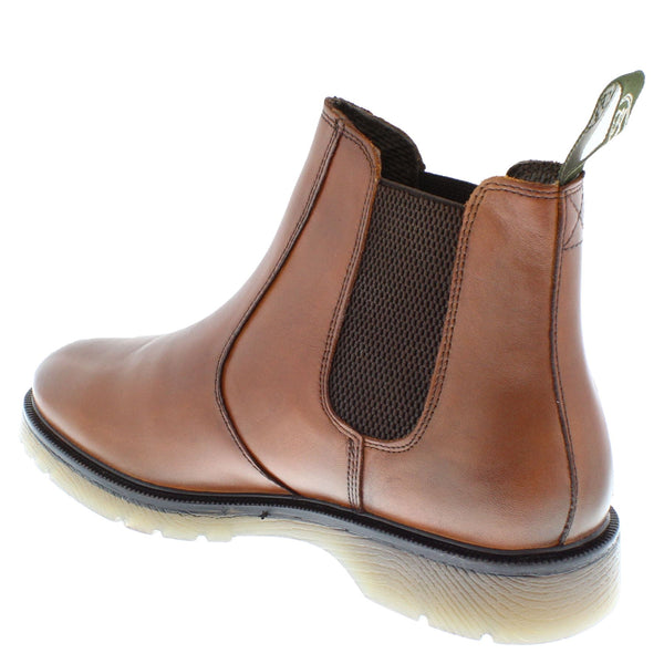 Frank James Naseby Mens Leather Chelsea Dealer Pull On Boots