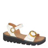Cipriata Mimi Halter Back Twin Wedge Buckle Sandals