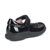 Geox Girls School Black Patent Touch Fastening Naimara Girl Ballerina