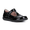 Geox Girls School Black Patent Buckle Naimara Girl Ballerina