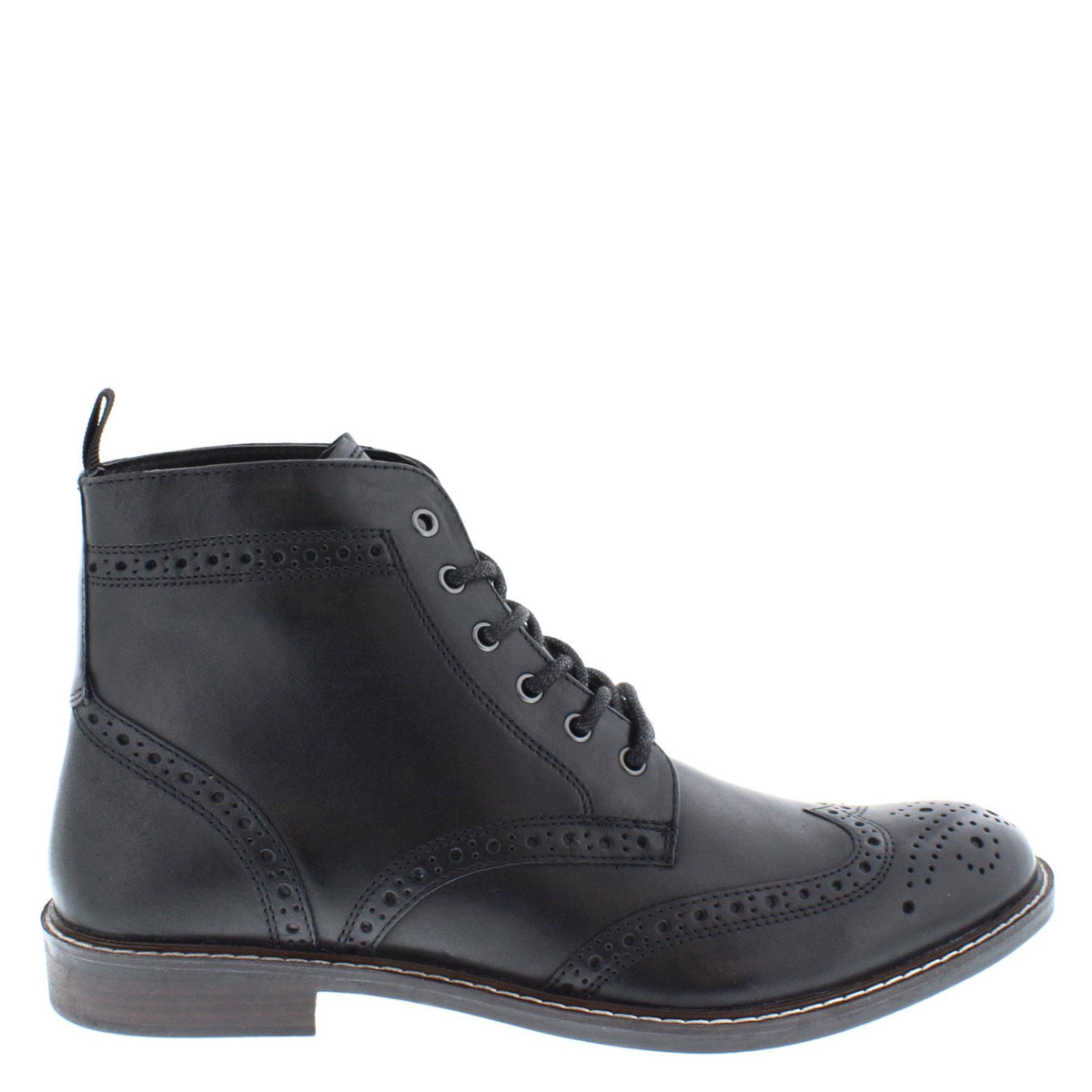 Thomas Crick Askham Brogue Lace Up Mens Leather Boots