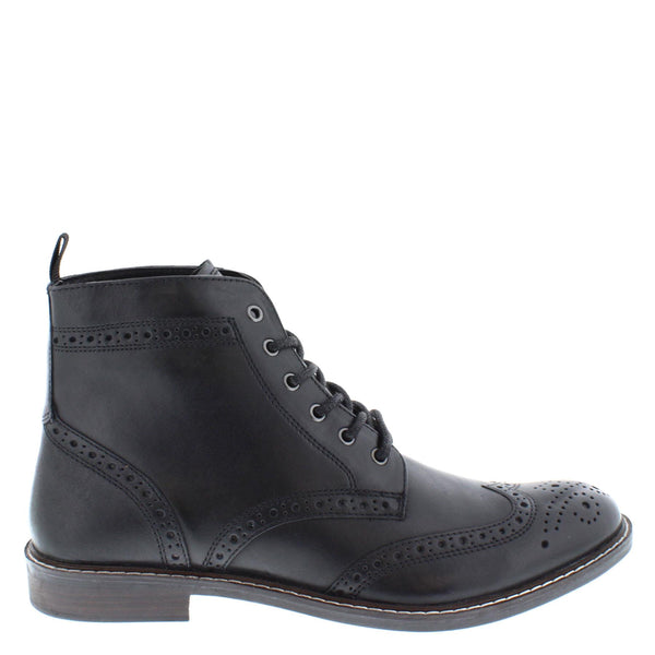 Thomas Crick Askham Brogue Lace Up Mens Leather Boots