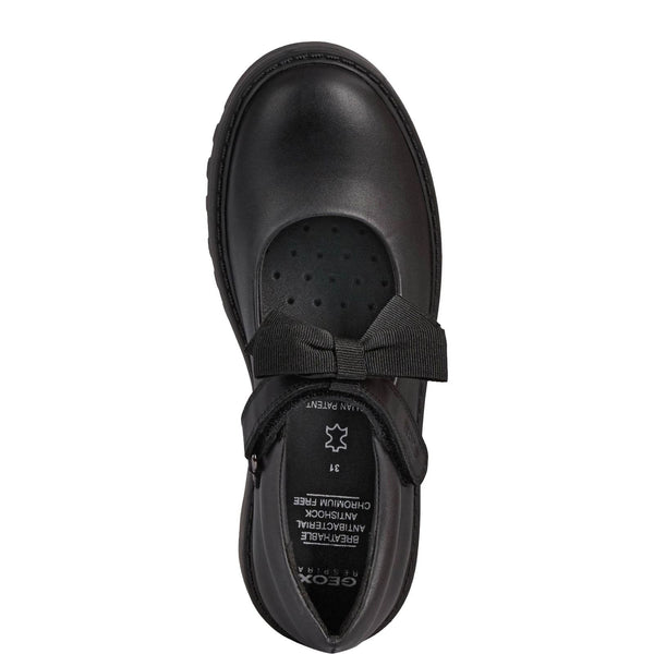 Geox Casey Girls' Touch Fastening Ballerina School Shoes