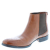 Clarks Gilmore G Fit Smart Tan Leather Brogue Chelsea Boot