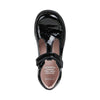 Geox Girls School Black Patent Buckle Naimara Girl Ballerina