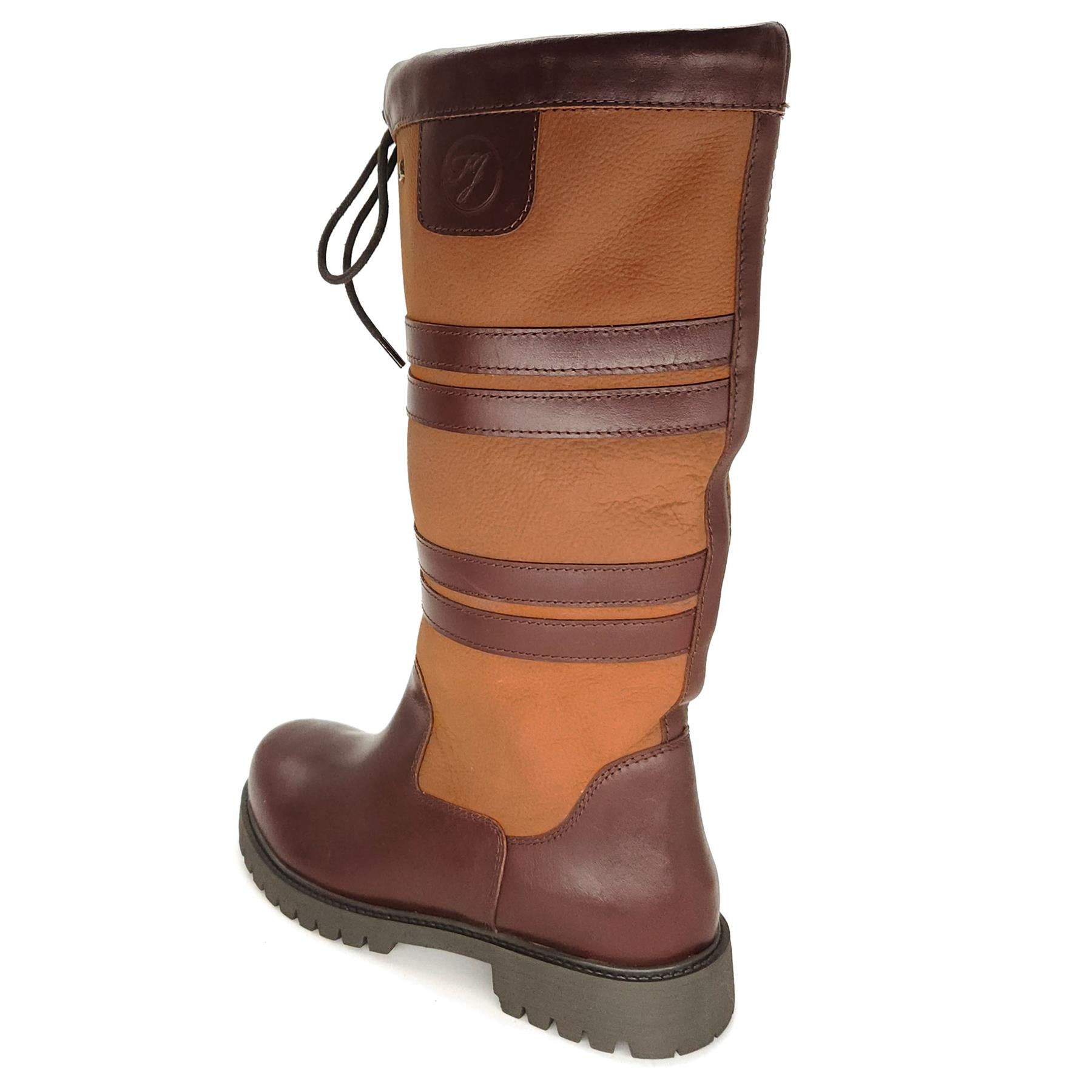 Mens waterproof leather country boots sales