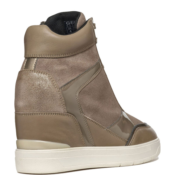 Geox D Maurica B Women's Wedge Trainers