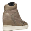 Geox D Maurica B Women's Wedge Trainers