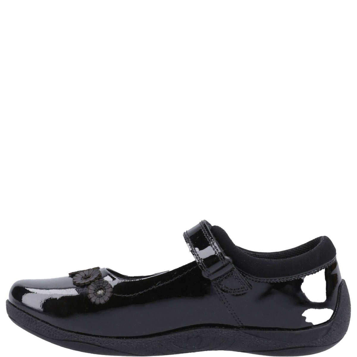 Hush Puppies Christina Girls' Patent Junior School Shoes