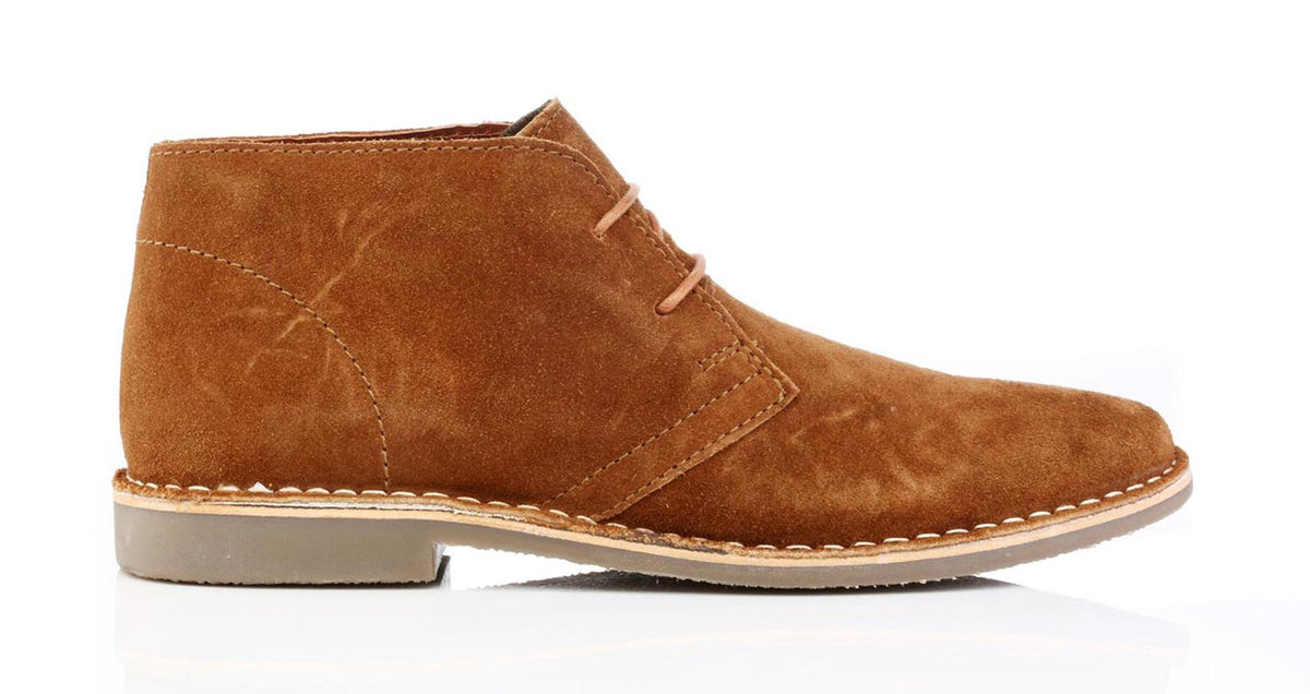 Thomas Crick Gobi Suede Leather Mens Desert Lace Up Chukka Boots