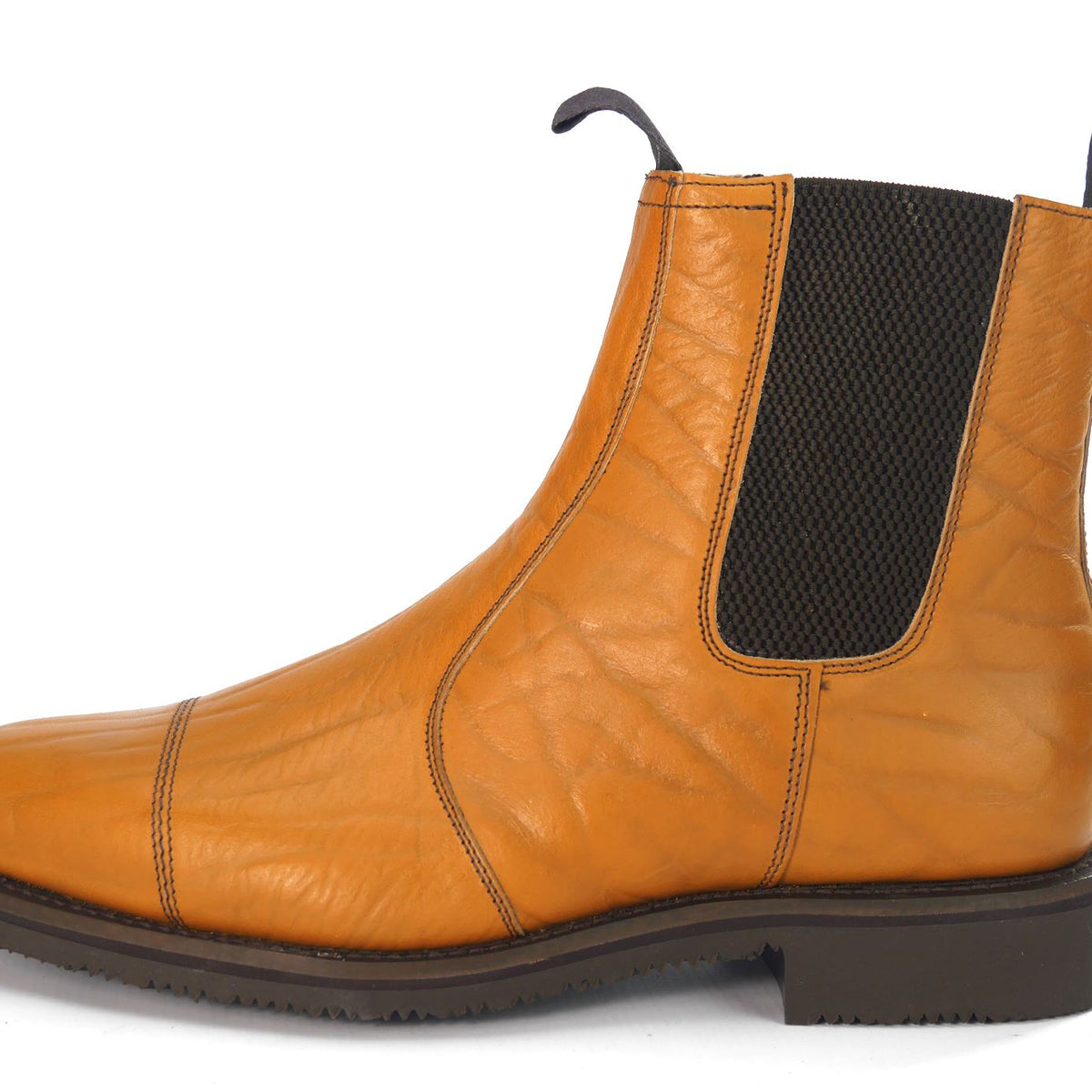 Charles Horrel England CH2002 Welted Cap Tan Mustang Chelsea Dealer Boots