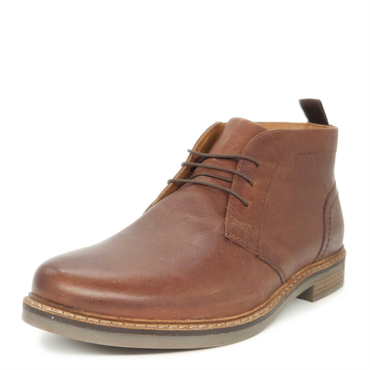 Red Tape Crick Dallas Leather Mens Chukka Ankle Lace Up Boots