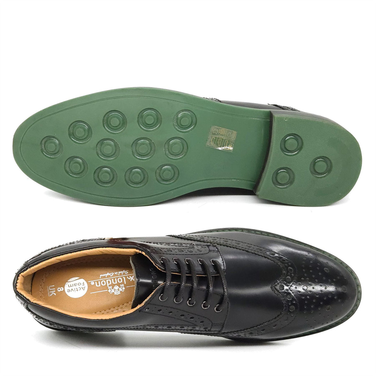 HX London Feltham Brogue Shoes