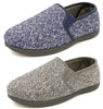 Dunlop Joel Mens Moccasin Slippers Twin Gusset Memory Foam