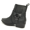 Wrangler Tex Strap Mid Cowboy Western Pull On Chelsea Leather Boots