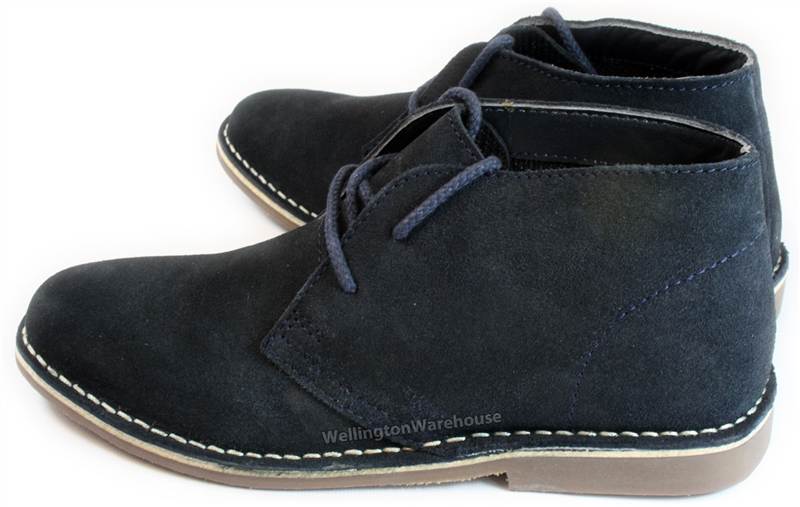 Thomas Crick Gobi Suede Leather Mens Desert Lace Up Chukka Boots
