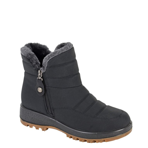 Boulevard L 587 Thermal Lined Zip Ankle Boots
