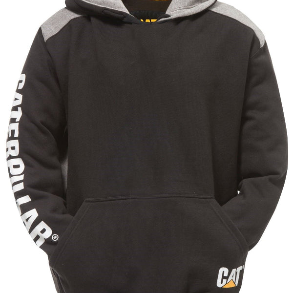 Caterpillar Logo Panel Hooded Sweatshirt