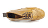 Charles Horrel England CH2009 Brogue Leather Welted Lace Mens Commando Boots