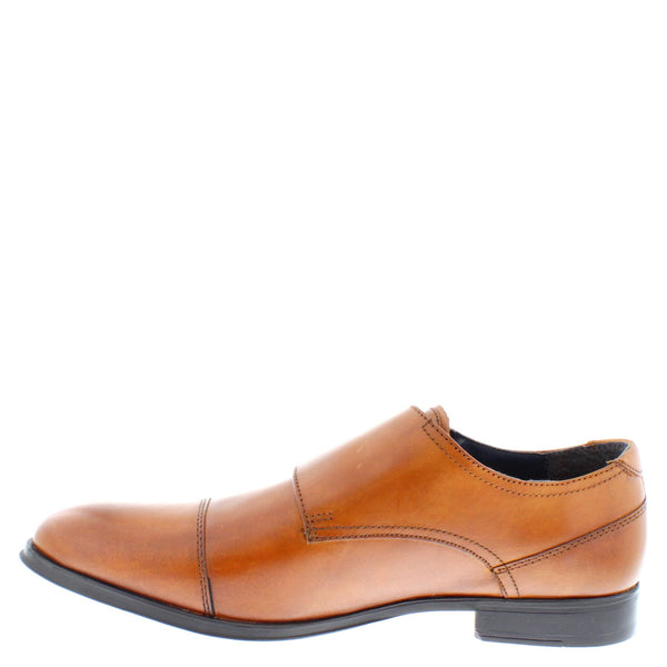 Thomas Crick Boycie Men's Leather Double Strap Monk Shoes