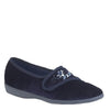 Sleepers Jolene Touch Fastening Embroidered Slippers