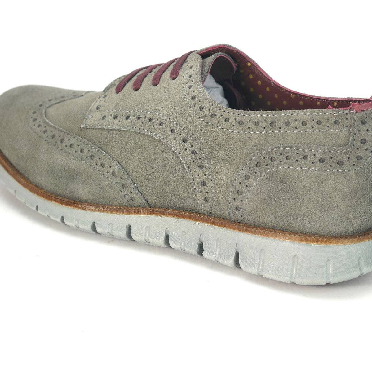 London Brogues Gatz Derby Suede Lightweight Flexible Mens Shoes