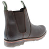 Frank James Brigstock Brogue Leather Pull On Mens Brogue Chelsea Dealer Boots
