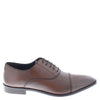 Thomas Crick Men's Leather Lace Up Oxford Cap Shoes