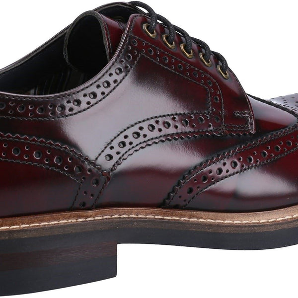 Base London Woburn Hi-Shine Brogue Shoes
