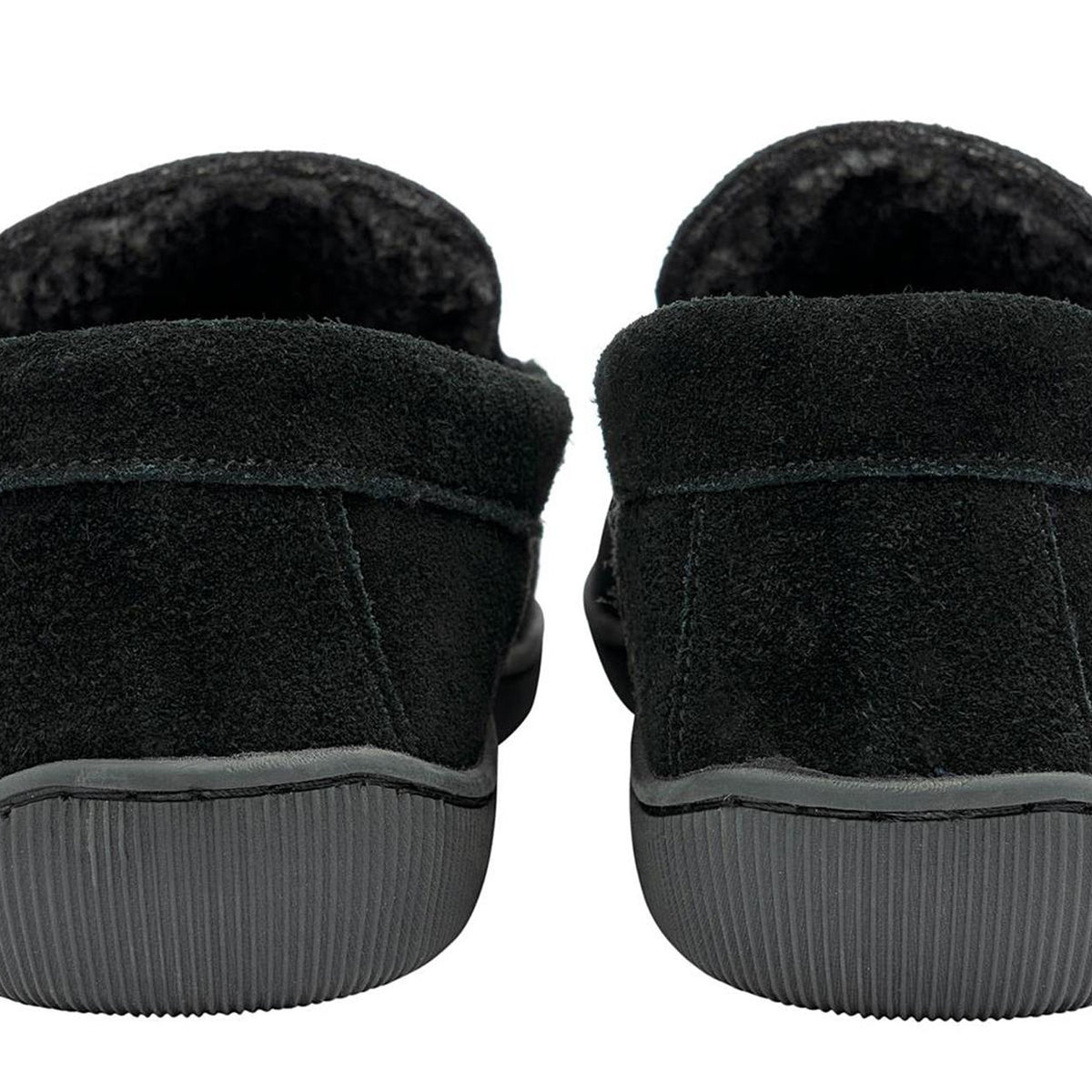 Dunlop Nathan Suede Leather Mens Memory Foam Loafer Slippers