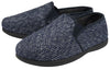 Dunlop Joel Mens Moccasin Slippers Twin Gusset Memory Foam