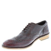 Herbert Frank Enfield Mens Leather Lace Up Wingtip Formal Gatsby Evening Brogue Shoes