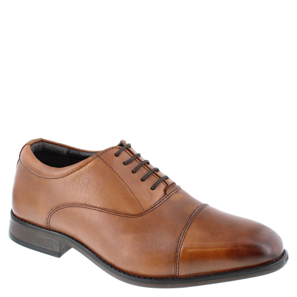 HX London Charing Men's Leather Cap Oxford Shoes