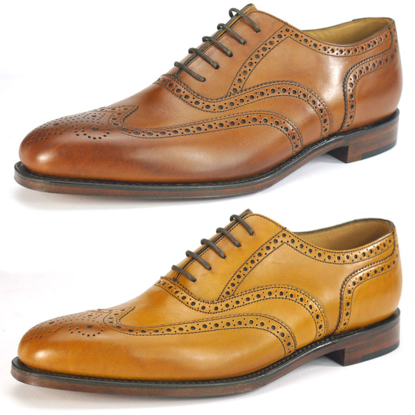 Loakes Buckingham Goodyear Welted Leather Soles Mens Brogue Lace Shoes