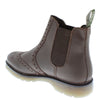 Frank James Warkton Leather Pull On Mens Brogue Chelsea Boots