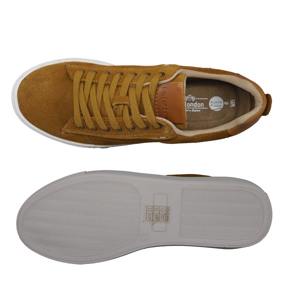 Romford Suede Smart Casual Lace Up Trainers
