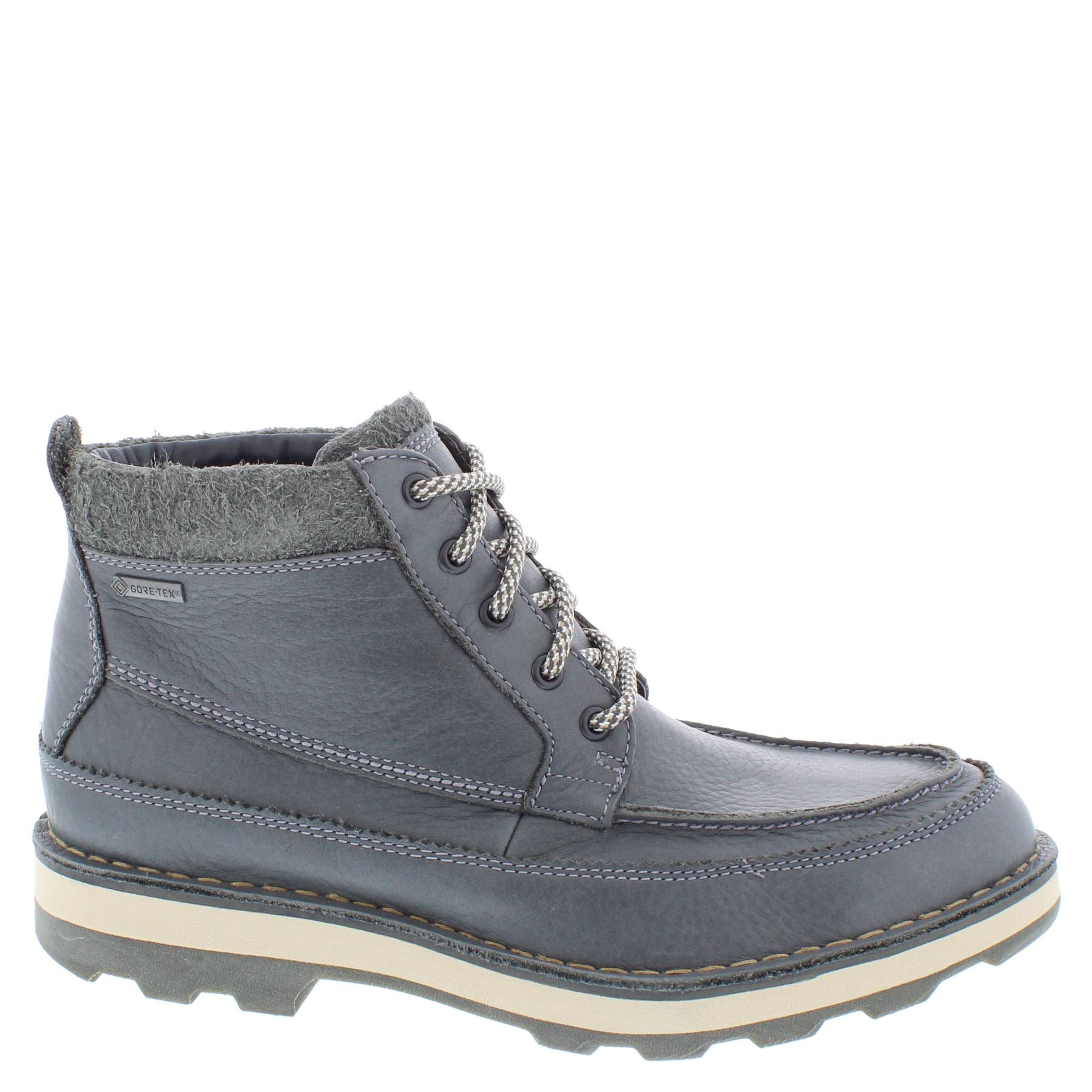 Clarks Korik Rise G Fit GoreTex Leather Lace Up Casual Boots