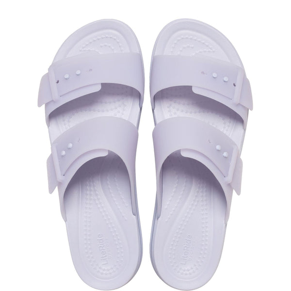 Crocs Brooklyn Buckle Low Wedge Sandals