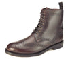 Frank James Benchgrade Moreton Leather Sole Welted Lace Up Brogue Dealer Boots