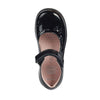 Geox Girls School Black Patent Touch Fastening Naimara Girl Ballerina