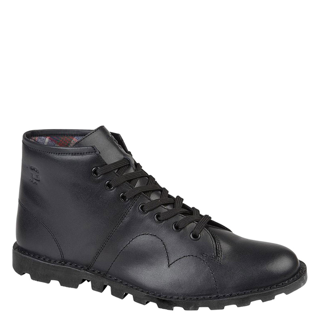 Grafters B430 Lace Up Leather Monkey Boots