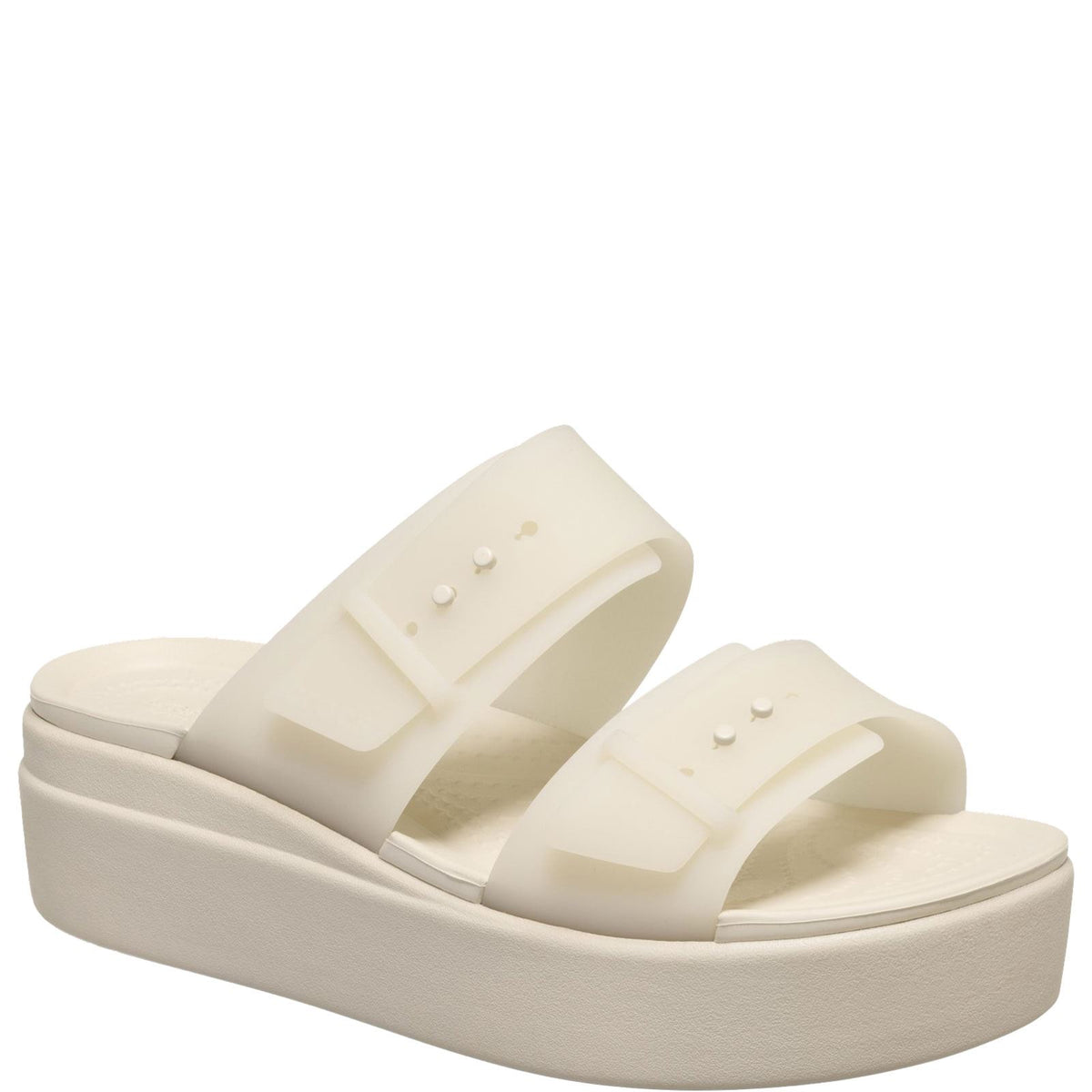 Crocs Brooklyn Buckle Low Wedge Sandals
