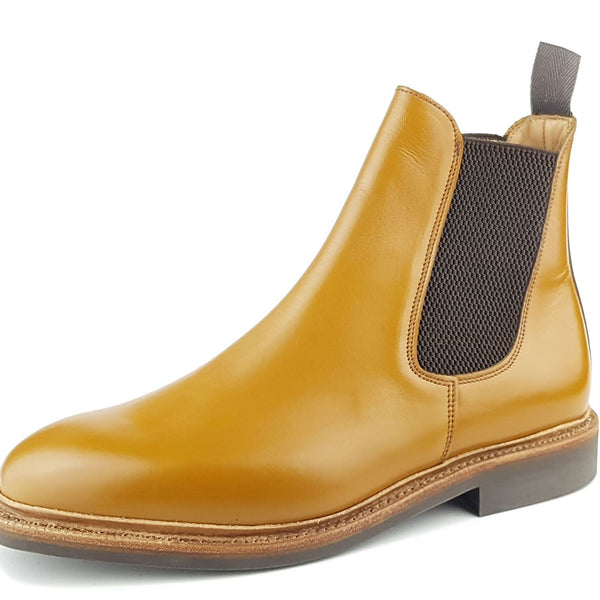 Charles Horrel England CH2013 Leather Welted Mens Commando Chelsea