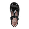 Geox Girls School Black Patent Buckle Naimara Girl Ballerina