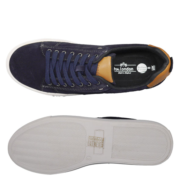 Romford Suede Smart Casual Lace Up Trainers
